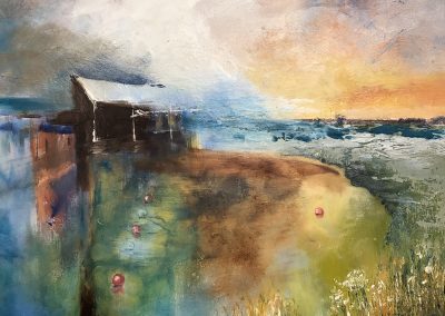 abstract contemporary Seascape, Margot Tomlinson